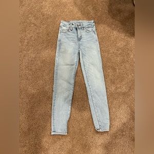 American eagle size 000 extra short next level stretch, skinny jeans